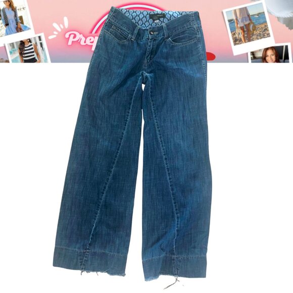 Vintage Wide Leg Flare Jeans Size 6 x 32 very cool - Picture 1 of 10